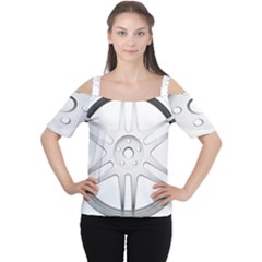 Wheel Skin Cover Cutout Shoulder Tee