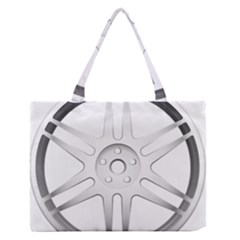 Wheel Skin Cover Zipper Medium Tote Bag by Sudhe