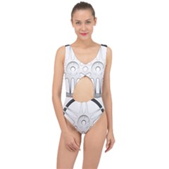 Wheel Skin Cover Center Cut Out Swimsuit by Sudhe