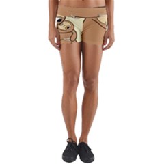 Sloth Yoga Shorts by Sudhe