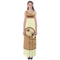 Sloth Empire Waist Maxi Dress by Sudhe