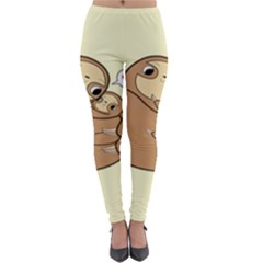 Sloth Lightweight Velour Leggings by Sudhe