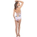 Face Beauty Woman Young Skin Halter Front Plunge Swimsuit View2