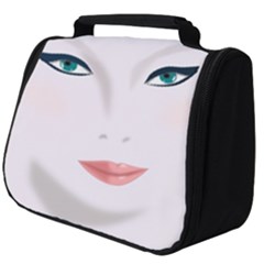 Face Beauty Woman Young Skin Full Print Travel Pouch (big) by Sudhe