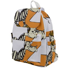 Zebra Animal Alphabet Z Wild Top Flap Backpack by Sudhe