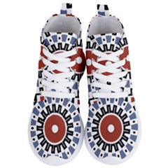 Mandala Art Ornament Pattern Women s Lightweight High Top Sneakers by Sudhe