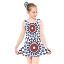 Mandala Art Ornament Pattern Kids  Skater Dress Swimsuit View1