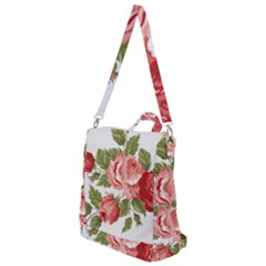 Flower Rose Pink Red Romantic Crossbody Backpack