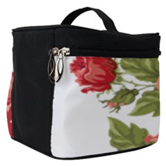 Flower Rose Pink Red Romantic Make Up Travel Bag (small)