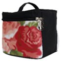 Flower Rose Pink Red Romantic Make Up Travel Bag (Small) View2