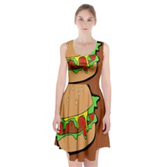 Burger Double Racerback Midi Dress by Sudhe