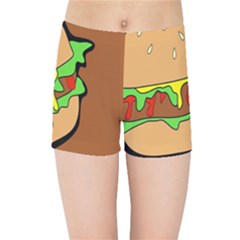 Burger Double Kids  Sports Shorts