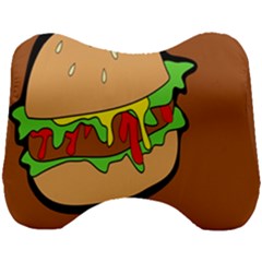 Burger Double Head Support Cushion