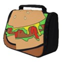 Burger Double Full Print Travel Pouch (Small) View1