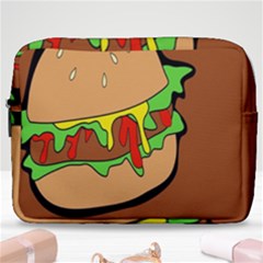 Burger Double Make Up Pouch (large)