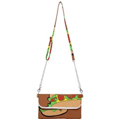 Burger Double Mini Crossbody Handbag