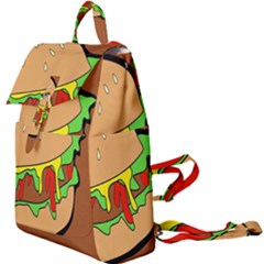 Burger Double Buckle Everyday Backpack by Sudhe