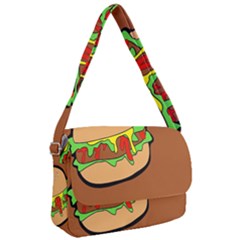 Burger Double Courier Bag