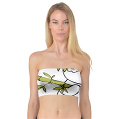 Panda China Chinese Furry Bandeau Top by Sudhe