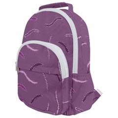 Plumelet Pen Ethnic Elegant Hippie Rounded Multi Pocket Backpack