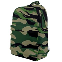 Green Military Vector Pattern Texture Classic Backpack