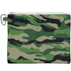 Green Military Vector Pattern Texture Canvas Cosmetic Bag (xxxl) by Sudhe