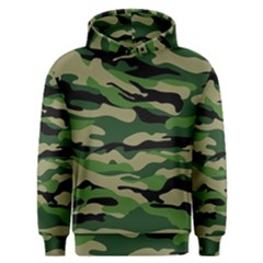 Green Military Vector Pattern Texture Men s Overhead Hoodie