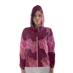 Plumelet Pen Ethnic Elegant Hippie Hooded Windbreaker (women)