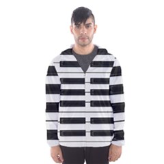 Keybord Piano Hooded Windbreaker (men) by Sudhe