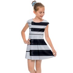 Keybord Piano Kids  Cap Sleeve Dress by Sudhe