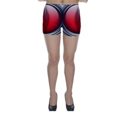 Red Eye Skinny Shorts by Sudhe