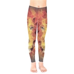 Fractal Lion Kids  Legging by Sudhe