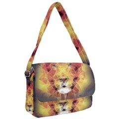 Fractal Lion Courier Bag