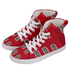 Red House Women s Hi-top Skate Sneakers by Sudhe