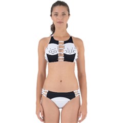 Pig Logo Perfectly Cut Out Bikini Set by Sudhe