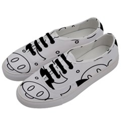 Pig Logo Men s Classic Low Top Sneakers by Sudhe