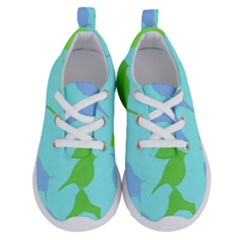 Bird Watching - Light Blue Green- Running Shoes by WensdaiAmbrose