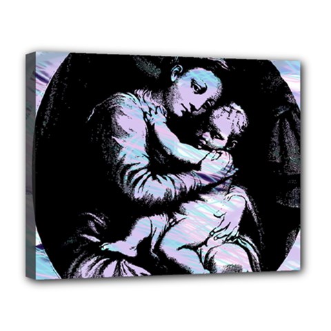 Mother Mary Canvas 14  X 11  (stretched) by snowwhitegirl