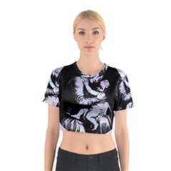 Mother Mary Cotton Crop Top by snowwhitegirl