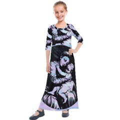 Mother Mary Kids  Quarter Sleeve Maxi Dress by snowwhitegirl