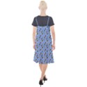 Lamb Pattern Blue Camis Fishtail Dress View2