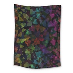 Falling Hearts  Medium Tapestry by LoolyElzayat