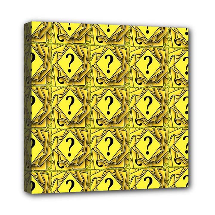 Questions Mini Canvas 8  x 8  (Stretched)