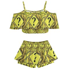 Questions Kids  Off Shoulder Skirt Bikini