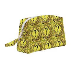 Questions Wristlet Pouch Bag (medium)