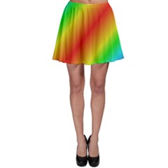 Background Diagonal Refraction Skater Skirt by Sudhe