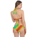 Background Diagonal Refraction Tie It Up Bikini Set View2