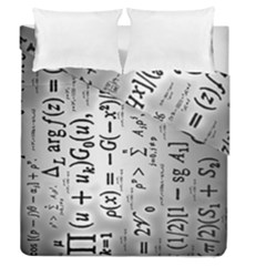 Science Formulas Duvet Cover Double Side (queen Size) by Sudhe