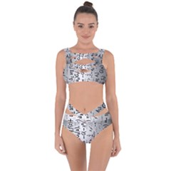 Science Formulas Bandaged Up Bikini Set  by Sudhe