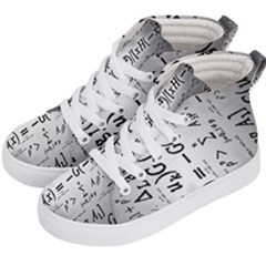 Science Formulas Kids  Hi-top Skate Sneakers by Sudhe